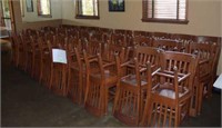 60 WOODEN CHAIRS