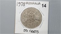 1978 Australia Fifty Cents gn4014