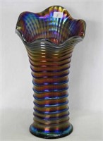 Ripple 9" vase - purple