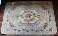 Area Rug ( Pink And White )