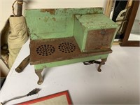 antique electric kids cook stove with oven and