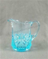 Fenton Glass Aqua Blue Cream Pitcher