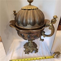 Large Ornate Lidden Urn