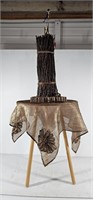 Bundled Willow Lamp on Table Stand