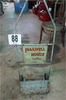 Vintage Maxwell House Coffee (2) Wheel Dolly(R1)