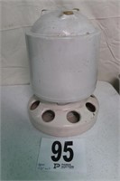 Vintage Crock Chicken Waterer(R1)