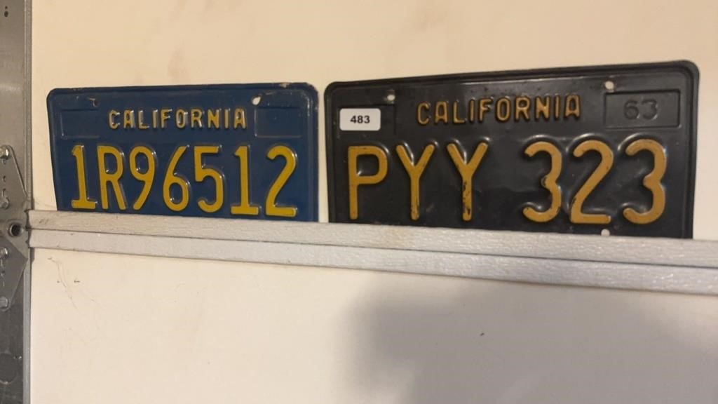 2 California plates