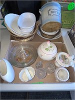 (2) Boxes Glassware