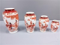 Set Of Japanese Vases