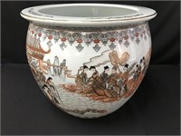 Oriental Planter with rare coloring- LARGE