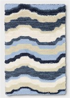 NEW Pillowfort 4'x6' Waves Area Kids' Rug