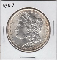 US Coins Morgan Silver Dollar 1887