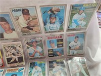1970's Topps Baseball cards. Lot of 20 sleeves