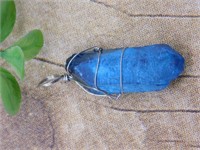 WIRE WRAPPED PENDANT ROCK STONE LAPIDARY SPECIMEN