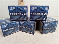 X5 Federal 410 ga shotgun shells - 25 rds per