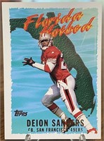 Deion Sanders 1995 Topps Florida Hotbed