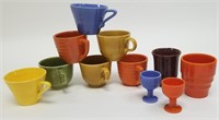 11 Vintage Unmarked Ceramic Cups