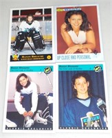 Lot of 4 Manon Rheaume cards