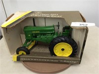 Ertl JD 1953 70 Row Crop Tractor-Blueprint Replica