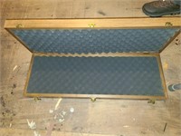 custom wood gun case