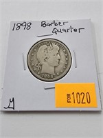 1898 Barber Quarter G