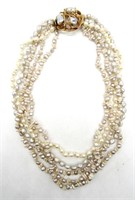 14K Pearl Handmade Necklace