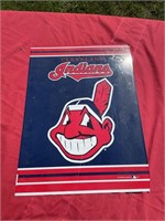 Cleveland Indian’s metal sign