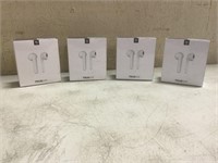 4 Pairs of TrueAire Wireless Ear Buds