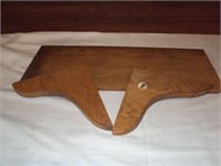 18" Wood Shelf with Brackets- Nice Clean