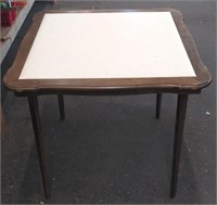 Padded Wood Folding Table 32" x 32" x 29"