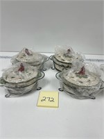 Temp-tations Cardinal 9 Ounce Serving Dishes