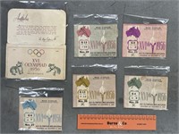 Assorted MELBOURNE 1956 OLYMPICS Ephemera