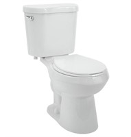 Glacier Bay 2-Piece 1.28 GPF Round Toilet