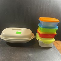 Lot of vintage Tupperware