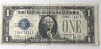 1928B $1 Silver Certificate Funny Back AU/UNC