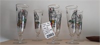 1950S TREASURE ISLAND GLASSES *SET OF 7