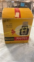 Vtg Brownie Starflex Camera+ Hummel Figurine