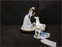2 PIECE LLADRO FIGURES - BOTH HAVE SMALL MISSING