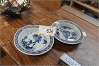 ASIAN BLUE DECORATED COASTERS