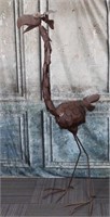 A Steel Yard Art Sculpture of a Dodo w/a rich &