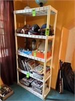 5 Tier Plastic Shelving Unit - NO CONTENTS