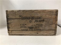 COLLECTIBLE SHERWIN WILLIAMS WOODEN CRATE