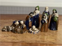 Mexican Pottery Nativity Scene