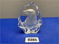 Bald Eagle Glass Paperweight
