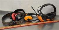 Belt, hearing protection, radio phones-AS IS
