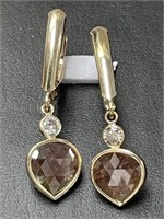 $4600 10K  Natural Fancy Color Diamond(2.4ct) Diam