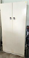 Vintage 2 Door Metal Cabinet