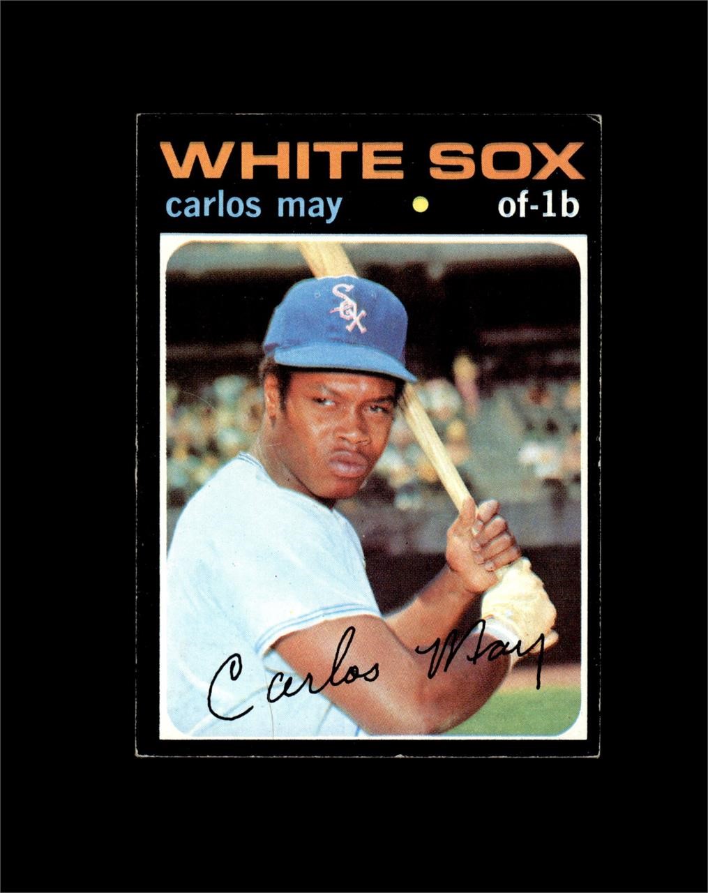 1971 Topps #243 Carlos May EX to EX-MT+