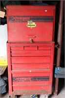 SNAP-ON MECHANIC'S 2 LEVEL TOOL CHEST W KEYS