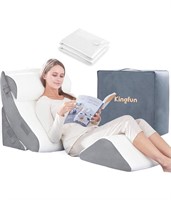 Kingfun 4pcs Orthopedic Bed Wedge Pillow Set